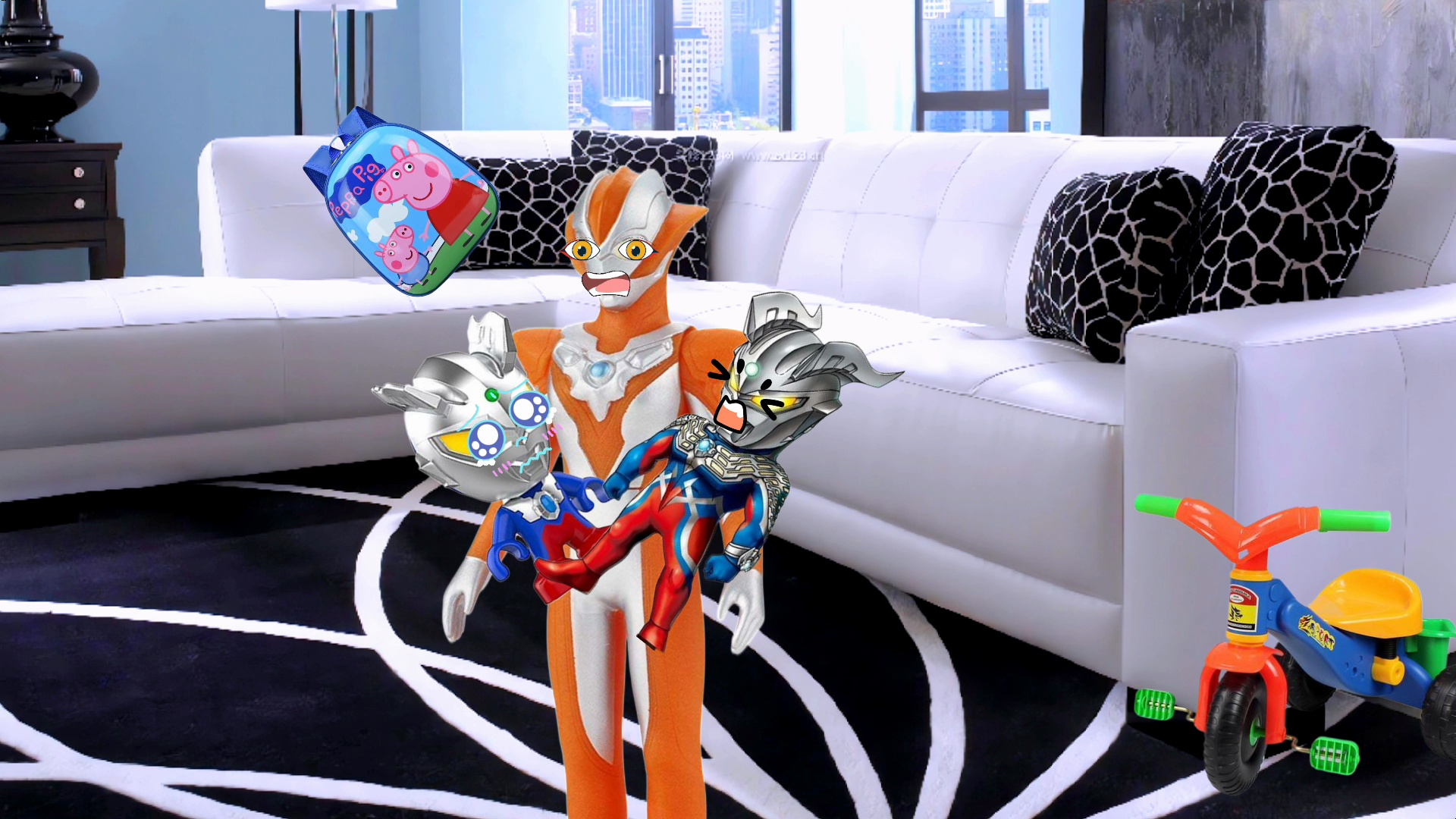 小奥特曼知道了自来水要烧开了才能喝