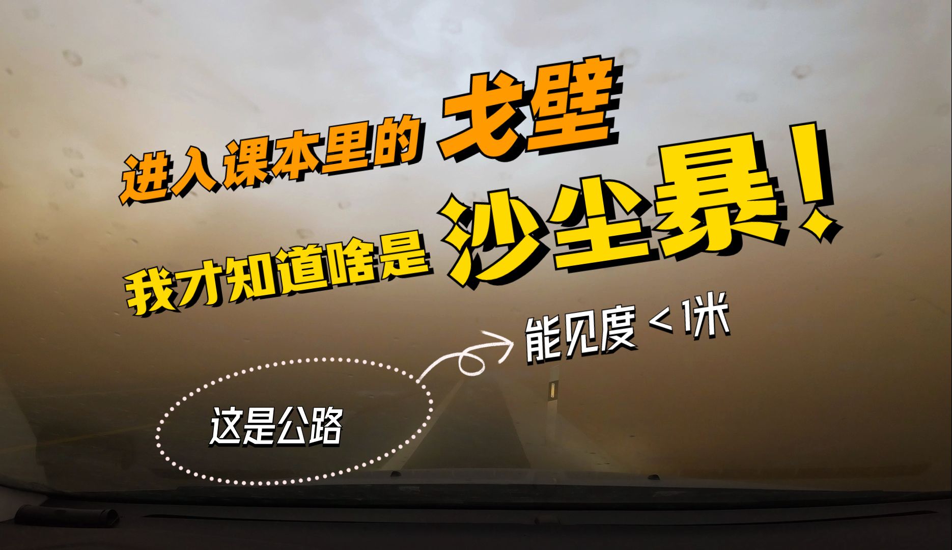 活了20多年,没见过这么大的沙暴!哔哩哔哩bilibili