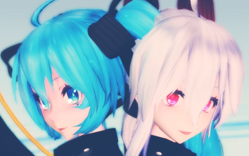 [图]【MMD】初音弱音双人舞