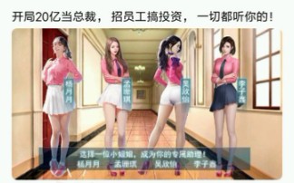 贴吧上广告的“选秘书”游戏是怎样的?哔哩哔哩bilibili