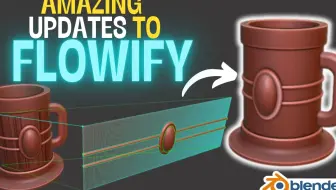 iBlender中文版插件 Flowify 更新了啥? Blender教程