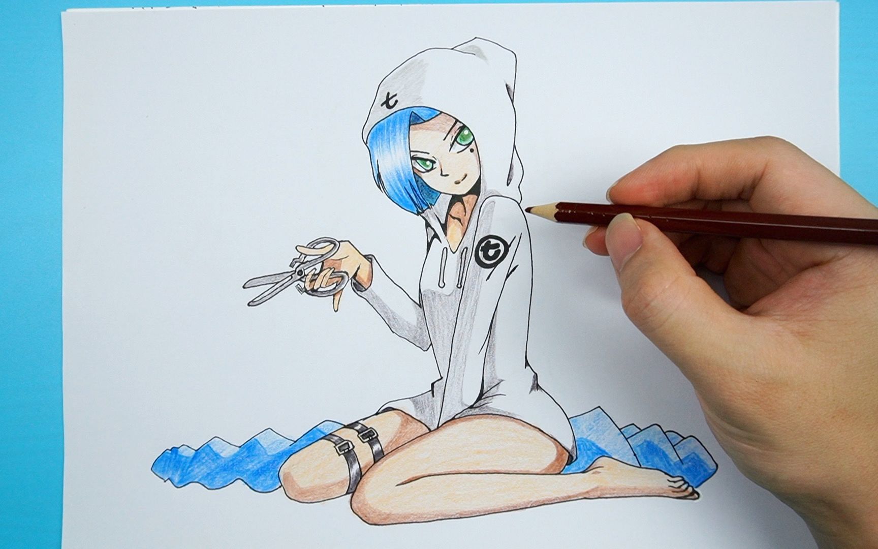 【手绘】梅花十三穿了伍六七的衣服,有点好看哦