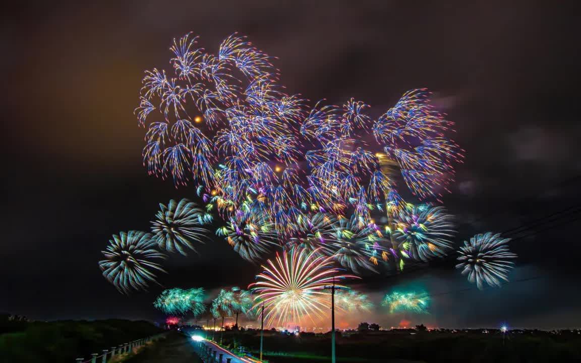 2023.08.05 东石三家村福德庙 福德正神 下七庄绕境参香大典圆满 高空花火秀哔哩哔哩bilibili