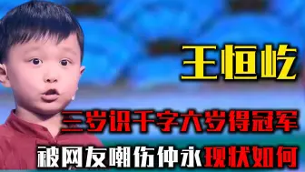 Download Video: 3岁识3000字6岁拿冠军，被网友嘲“伤仲永”，4年过去结果怎样？