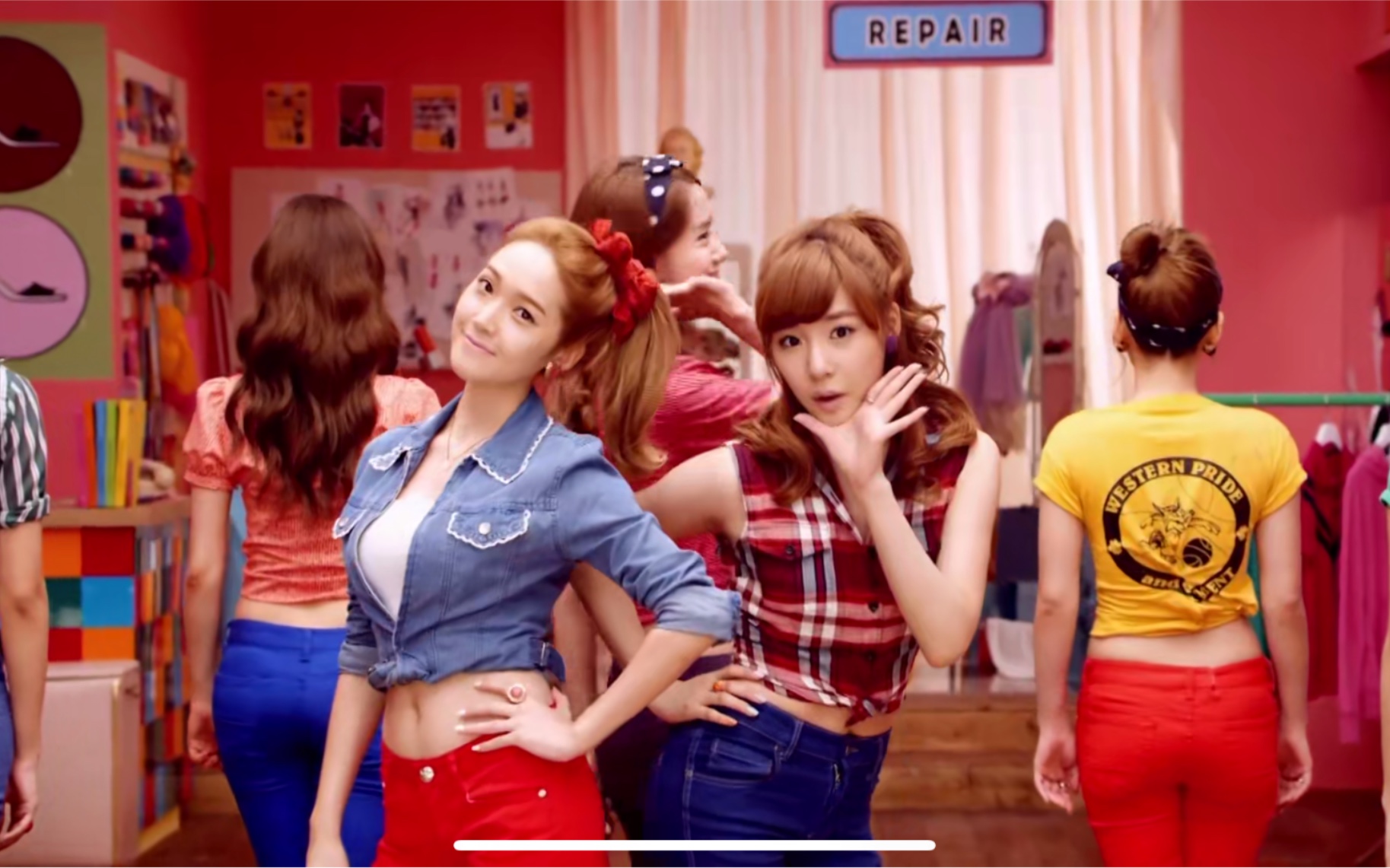 【mv】少女时代 - gee (japan dance ver)【1080p 】蓝光_哔哩哔哩