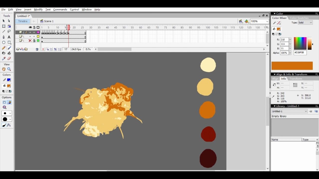 Animating Time Lapse #3 (Explosion)_哔哩哔哩_bilibili