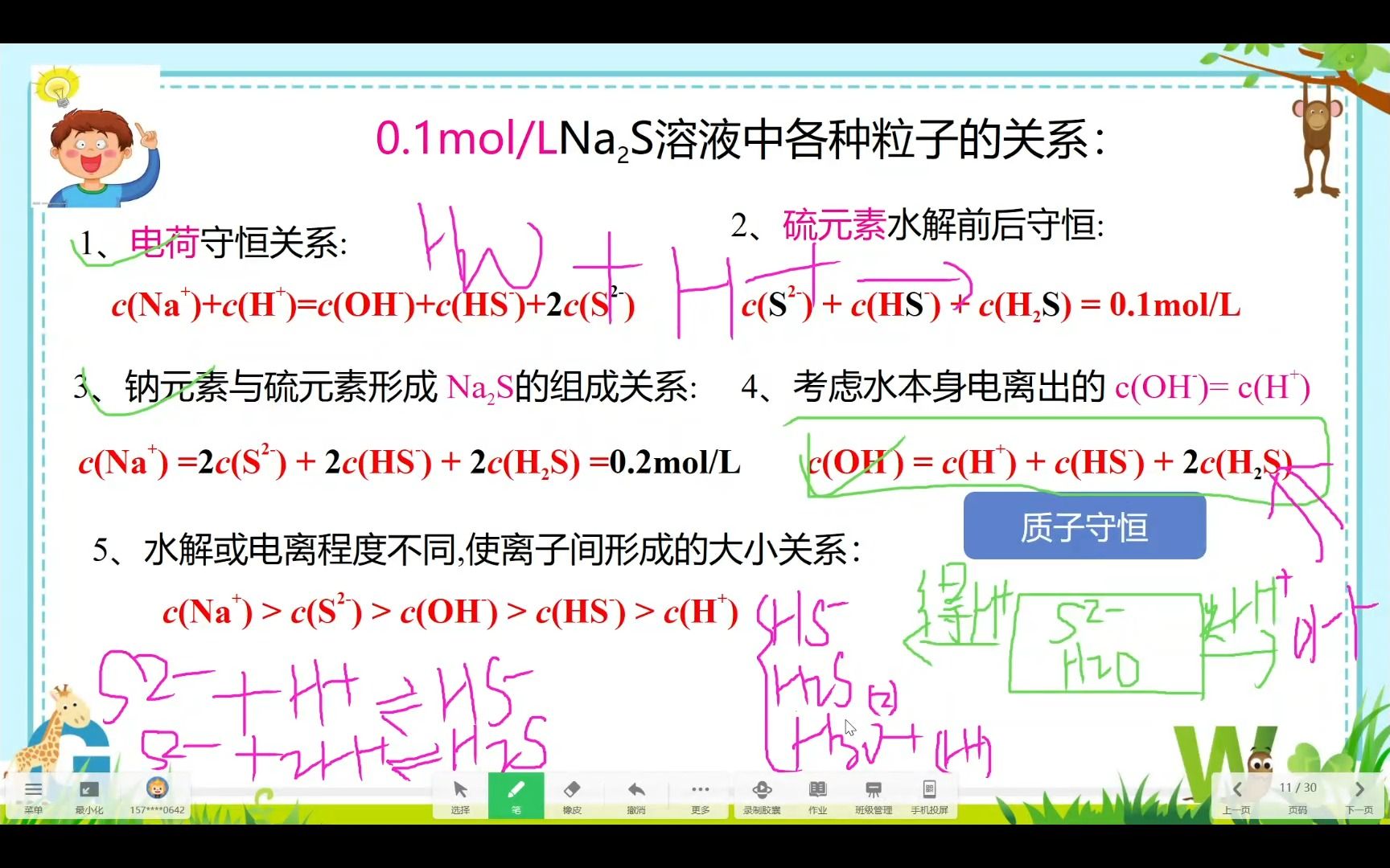 溶液三大守恒质子守恒(两种方法,快速作答)哔哩哔哩bilibili