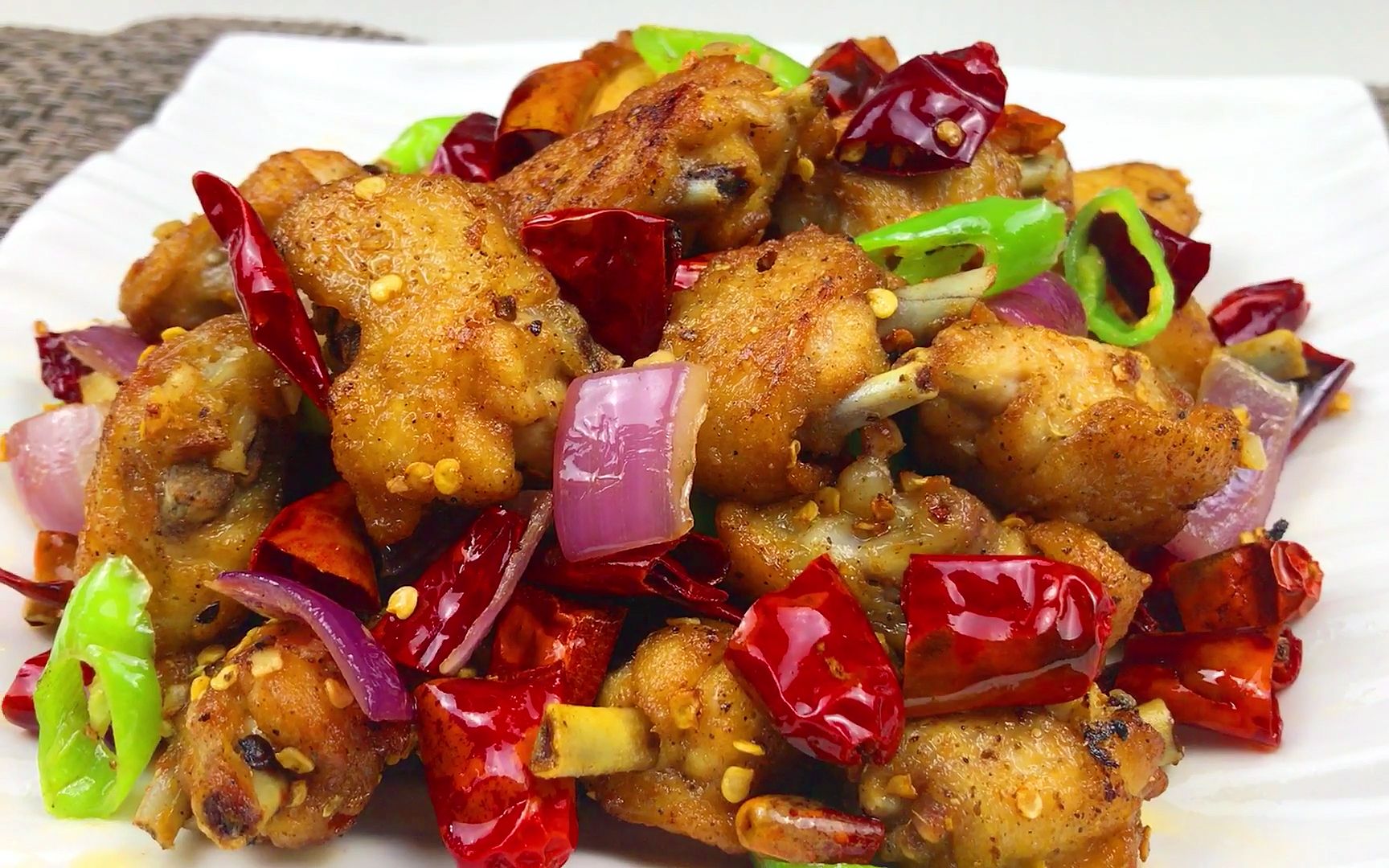 皮酥里嫩的干煸鸡翅,下饭下酒当零食,味道真的惊艳