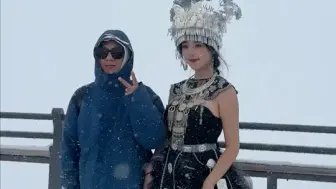 玉龙雪山上面真的不冷！相信我！