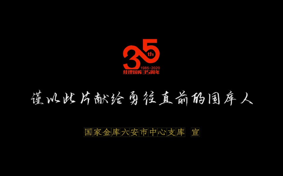 庆祝人民银行经理国库35周年——国家金库六安市中心支库宣传视频哔哩哔哩bilibili