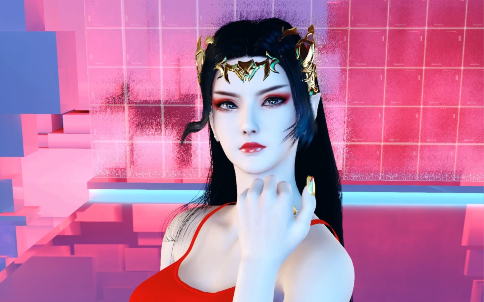 还原陨落心炎美杜莎 老夫有责#国漫女神