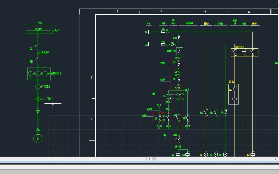 22 成套电气二次设计 CAD做图 二次原理图及二次接线图 电动机保护器原理图第一节课哔哩哔哩bilibili