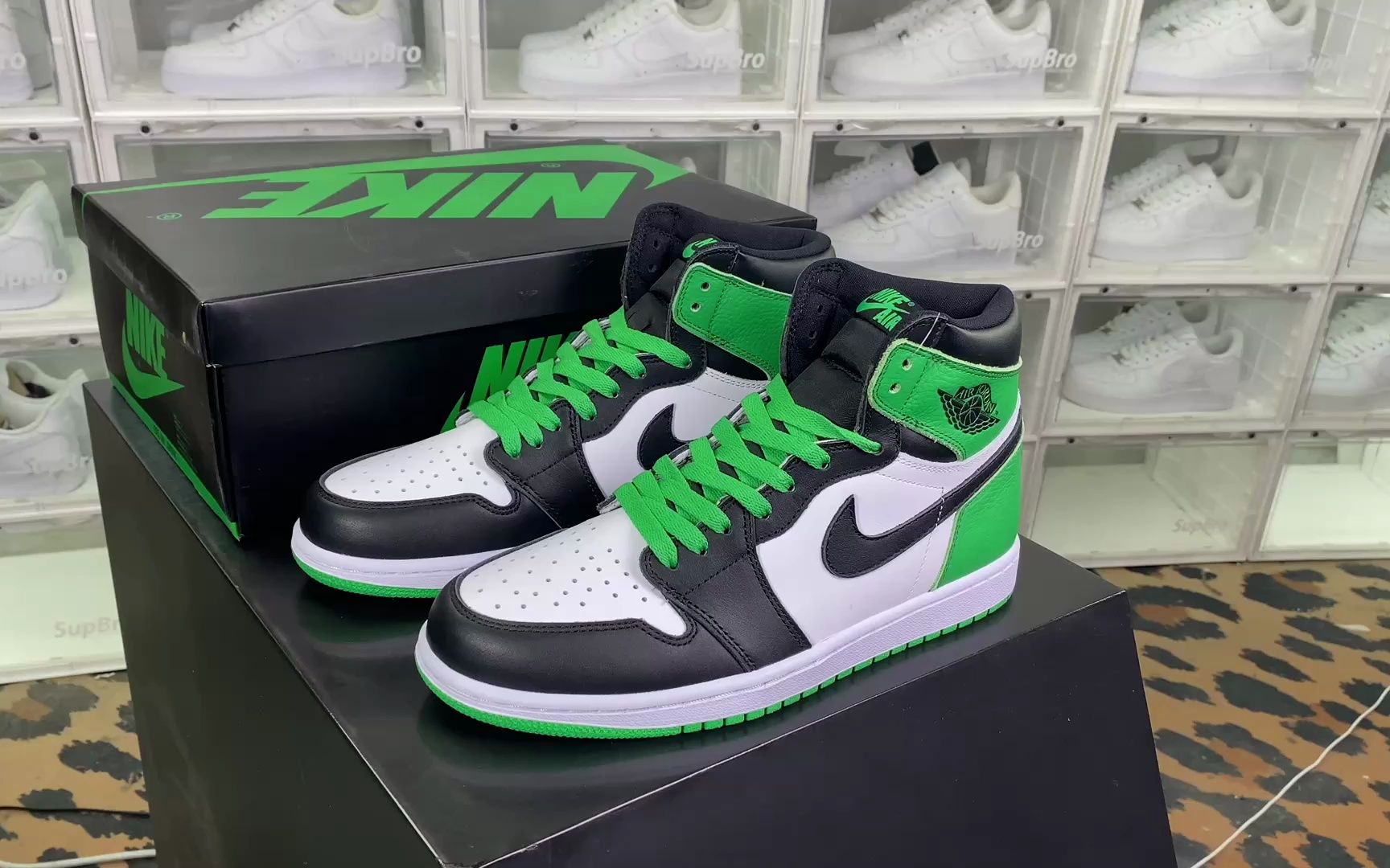 air jordan 1 retro high og"lucky green"aj1代经典复古高帮篮球鞋