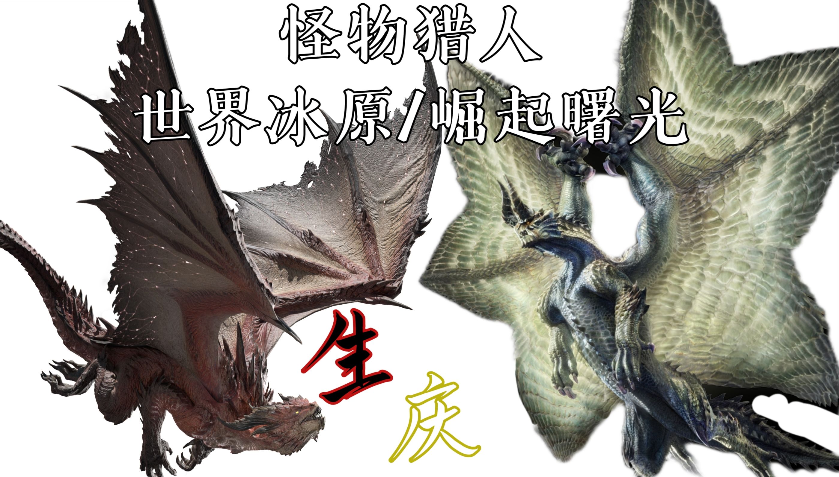 【怪物猎人】【生庆】简简单单打一下冥赤龙和天廻龙