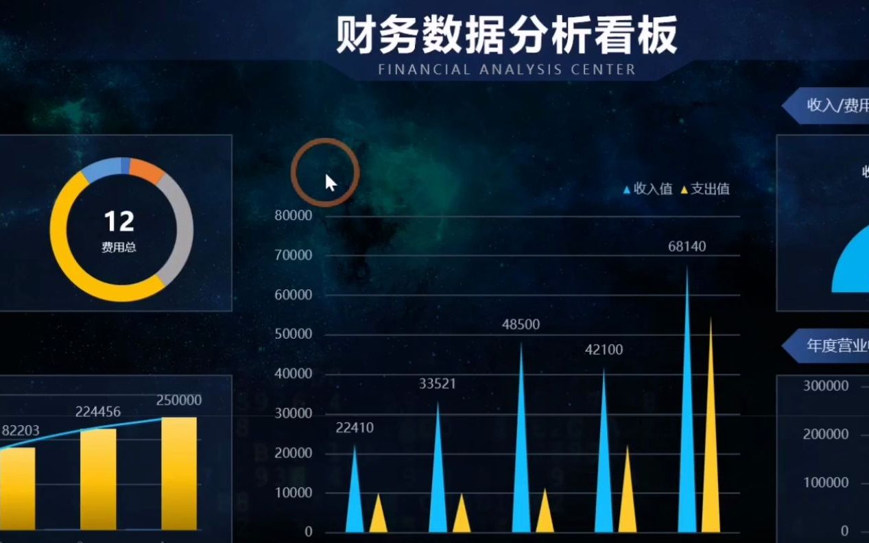 财务数据分析 B站