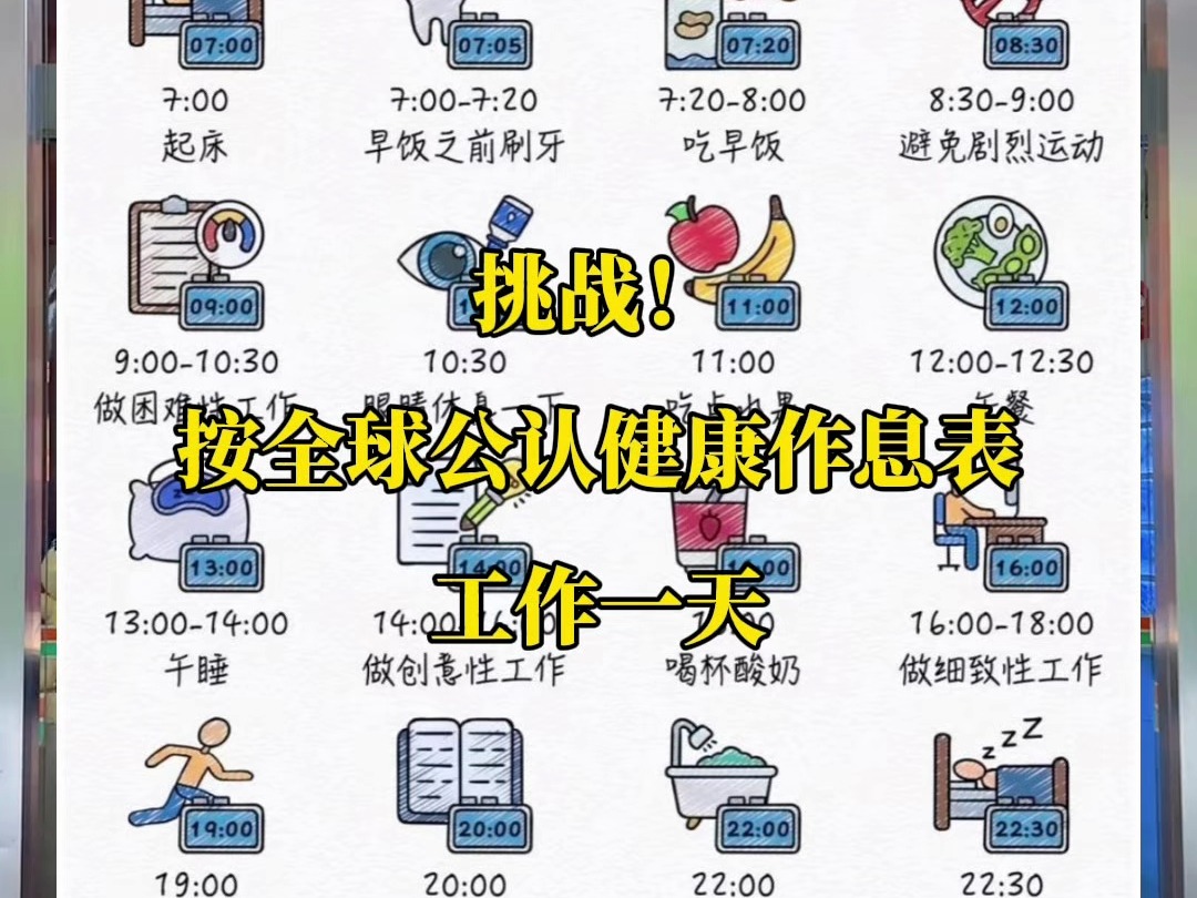 旺旺人挑战按健康作息表工作一天!哔哩哔哩bilibili