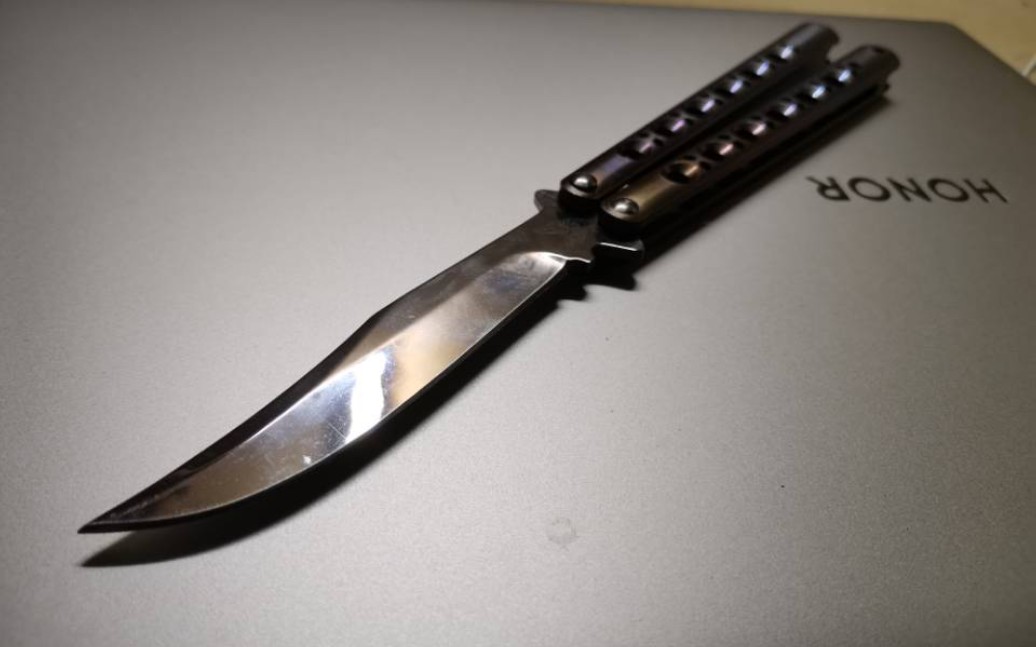 【蝴蝶刀】花式教学 #6 反手搓柄