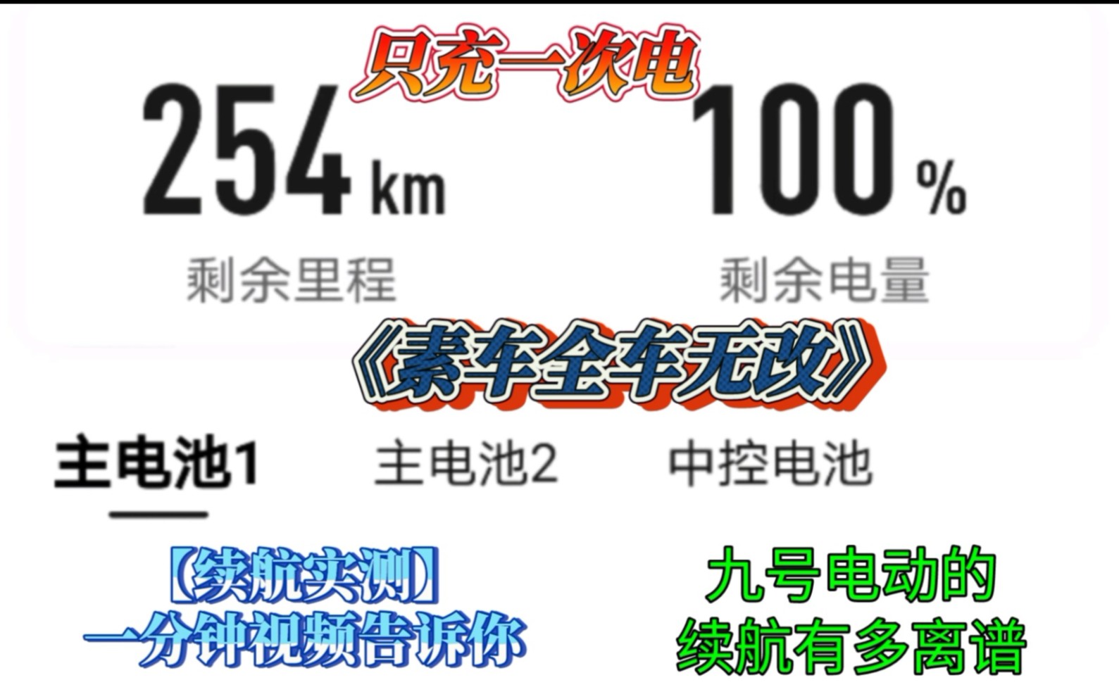 【九号电动续航实测150公里?】夏天到了,一分钟视频告诉你,充一次电,九号电动的续航有多离谱哔哩哔哩bilibili