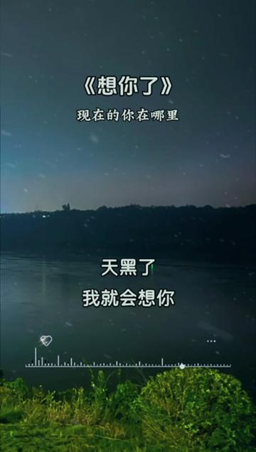 想你了 #听哭了多少有故事的人 #情感音乐 #音乐分享