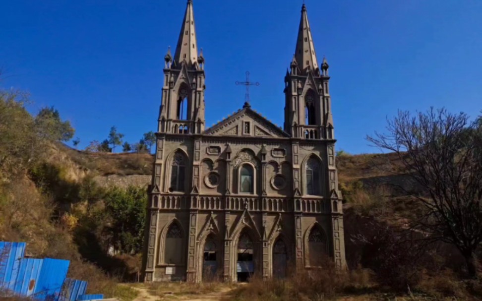 太原长沟村遗留下来的天主教堂