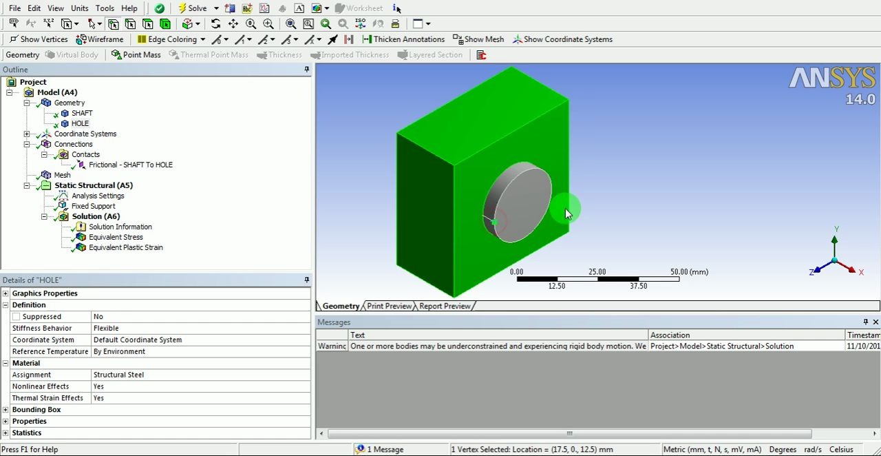 ANSYS Workbench Tutorial Video 过盈配合装配哔哩哔哩bilibili