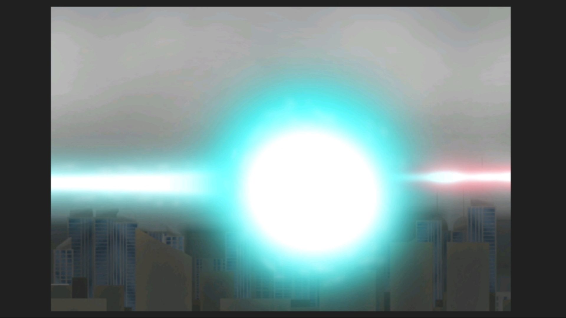 动画练习[机械哥斯拉与哥斯拉对波](震动效果)