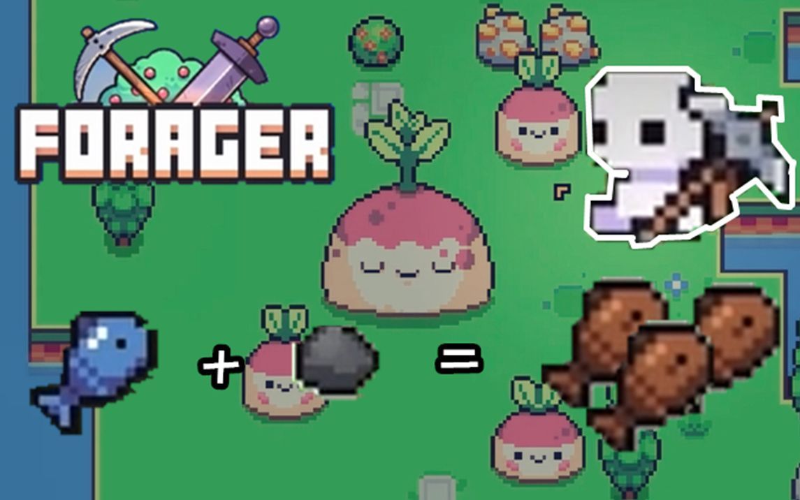 【浮岛物语】#2 碳味烤鱼和巨大甜菜★浮岛物语forager生存