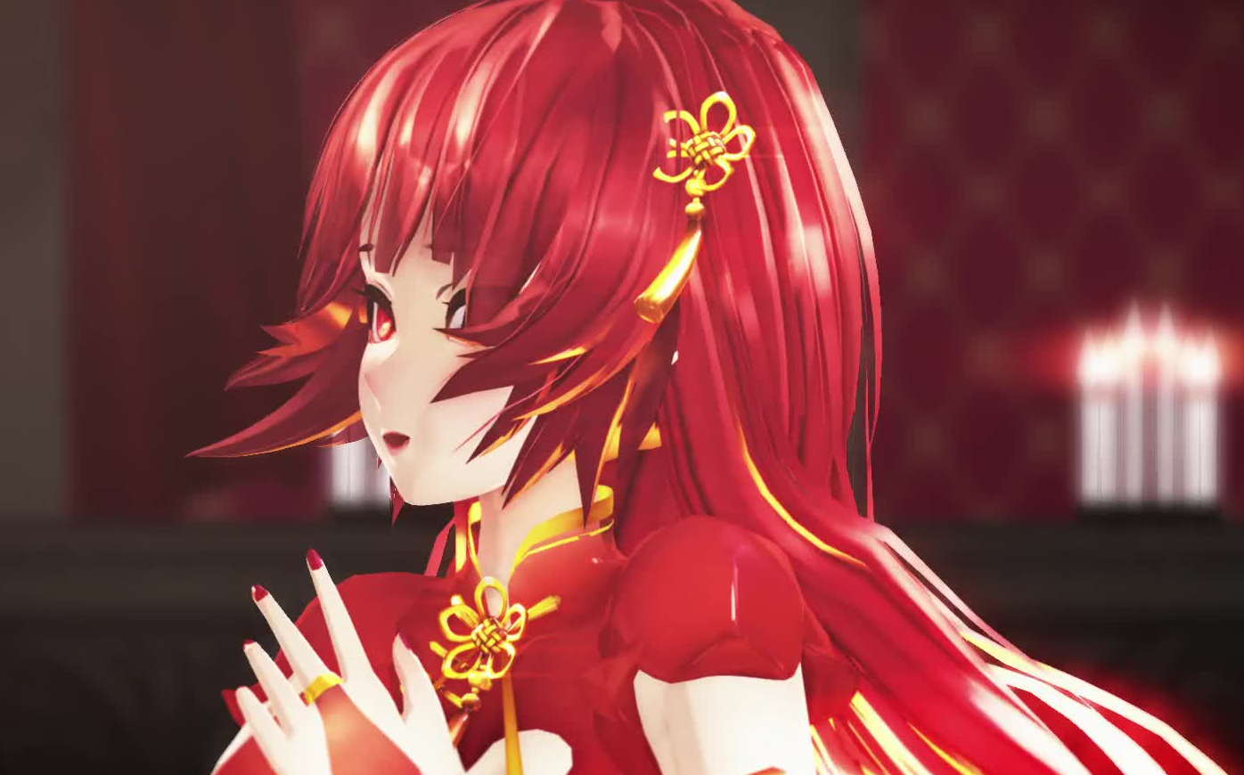 【东方栀子mmd】under cloud【蝶结散发】
