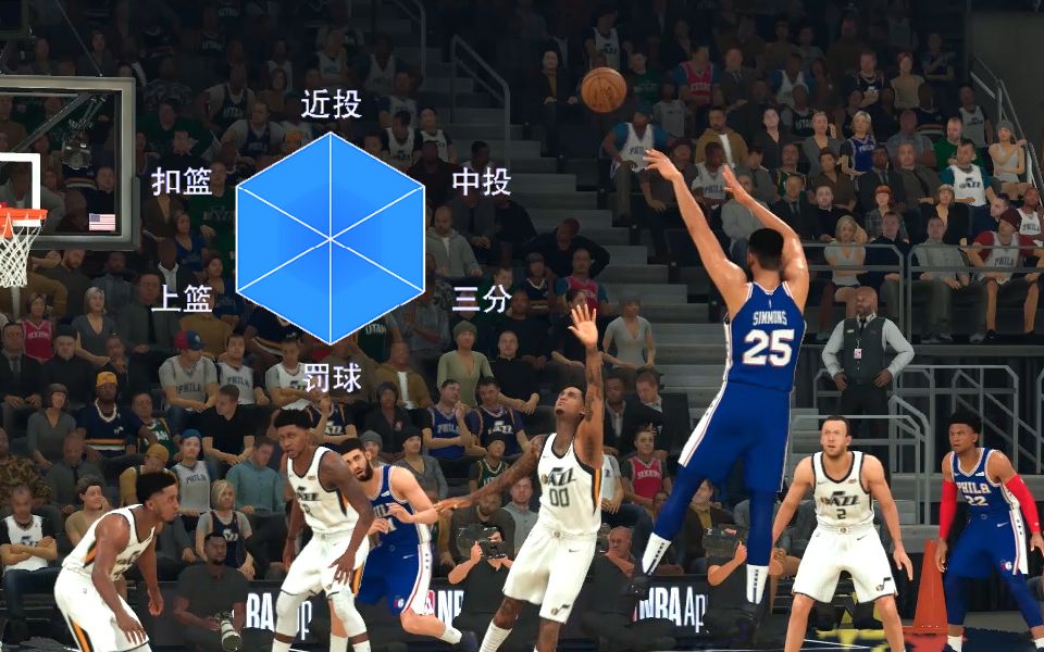 篮球六边形能力图图片