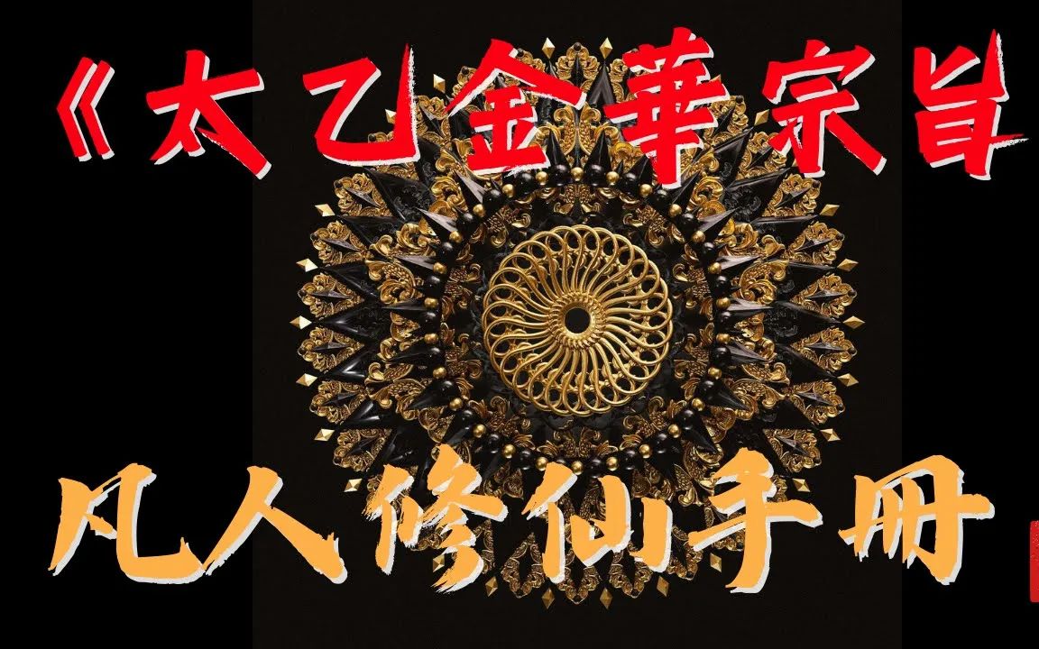 《太乙金華宗旨》白話解道家寶典|金花的秘密|修仙成道凡人手冊