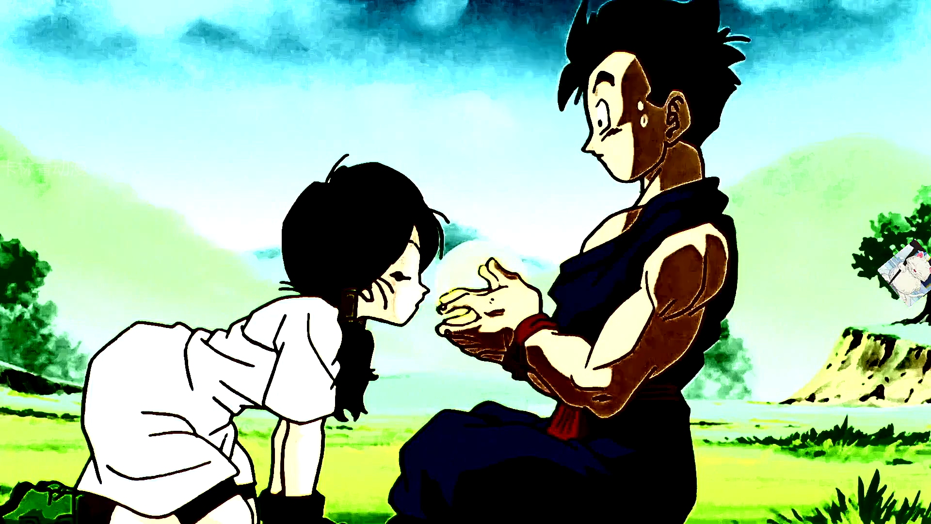 悟饭教比迪丽飞行,超级赛亚人不值钱了