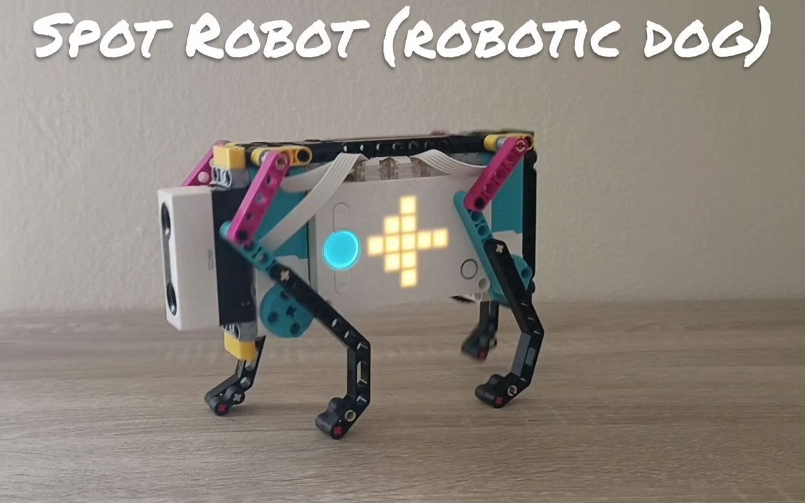 【lego spike prime趣味视频】机器狗_哔哩哔哩_bilibili