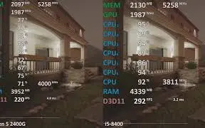 Download Video: Ryzen 5 2400G OC vs i5-8400 CPU部分性能对比(GTX 1080)