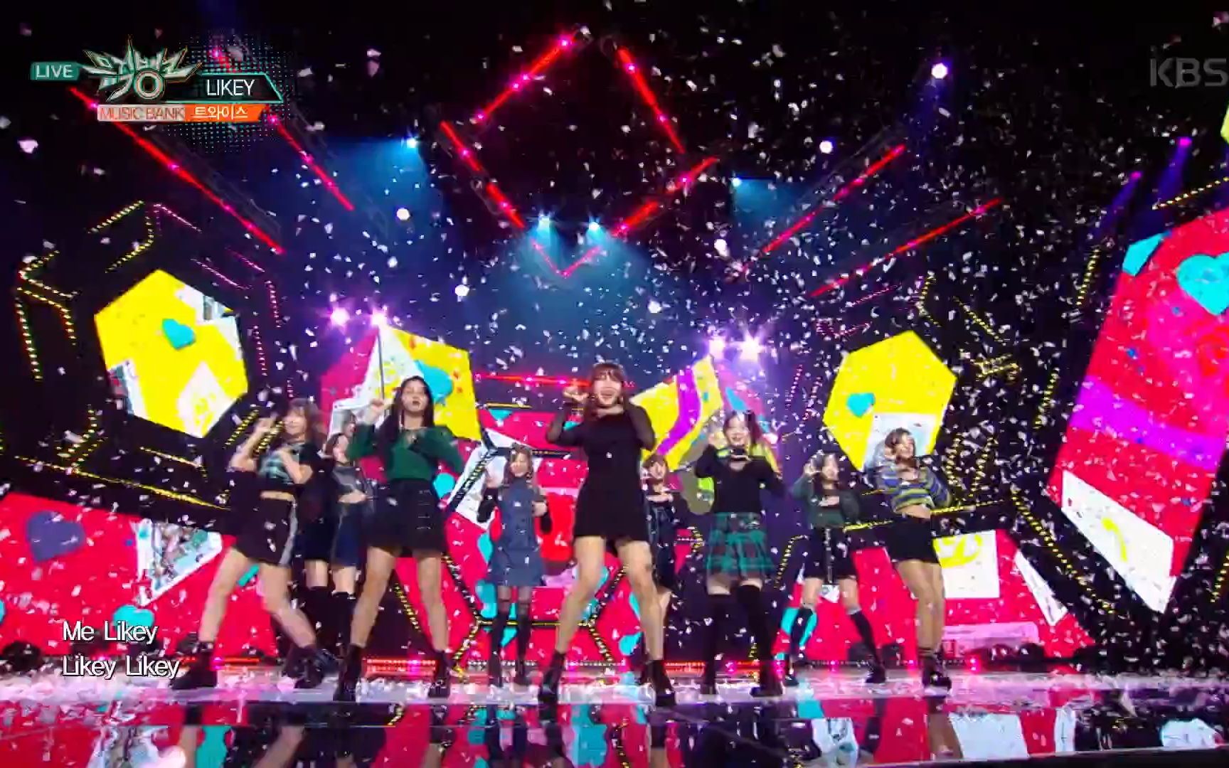 【TWICE】Intro + Likey 171103 KBS 音乐银行 Music Bank哔哩哔哩bilibili