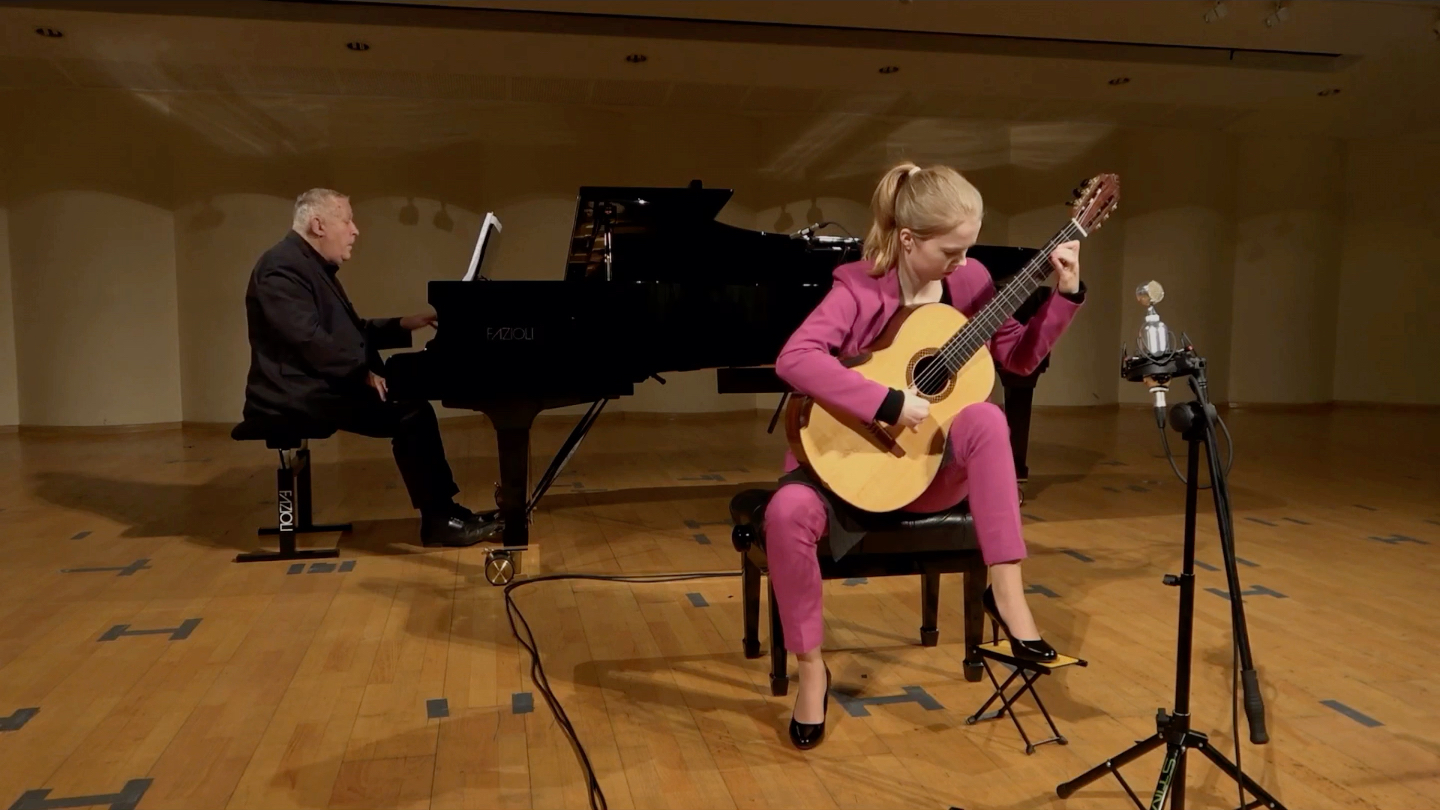 (阿兰胡埃兹协奏曲)古典吉他与钢琴二重奏版本