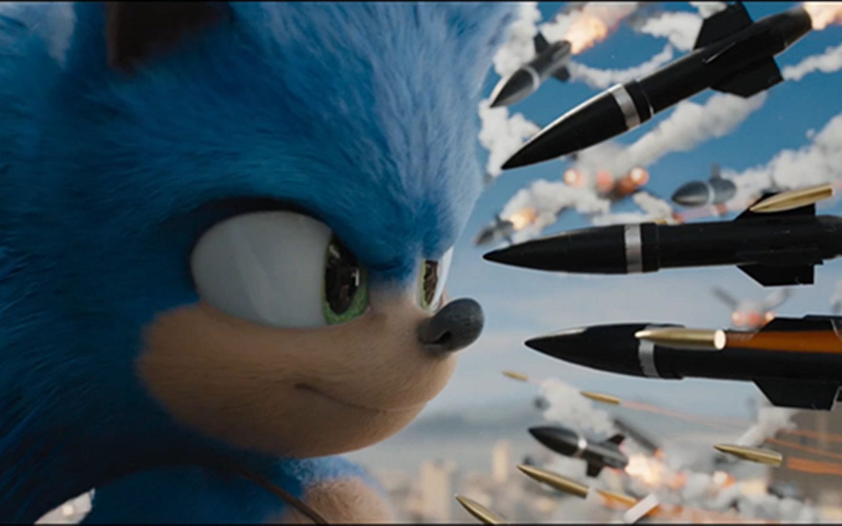 游戏改编《刺猬索尼克》导弹在他面前就好像静止了一样_哔哩哔哩_bili