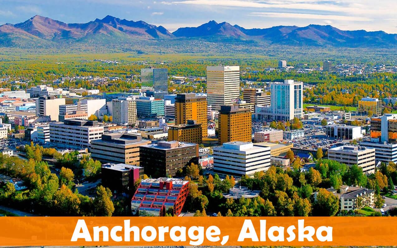 航拍阿拉斯加州最大城市——安克雷奇Anchorage Alaska哔哩哔哩bilibili