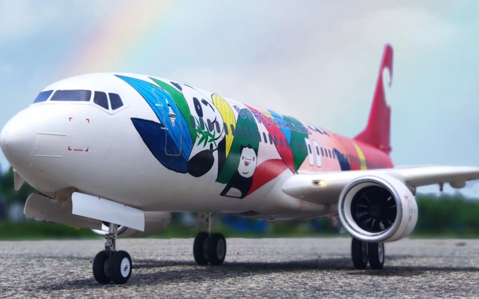 四川航空熊猫客机飞行