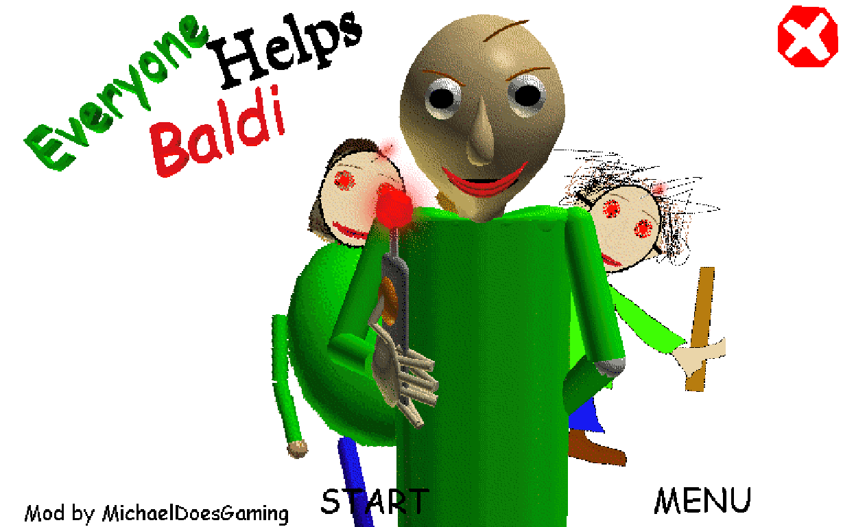 [图]【EVERYONE HELPS BALDI】2分55速通所有人帮助巴迪