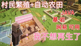 村民繁殖中心 自动农田 压榨村民劳动力java基岩通用minecraft 我的世界前期生存必备的机器 第三期 哔哩哔哩 つロ干杯 Bilibili