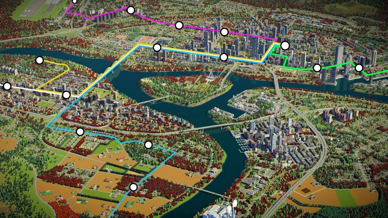 【河景】第21集 全市最大的公共交通项目正式动工(Infrastructurist)单机游戏热门视频