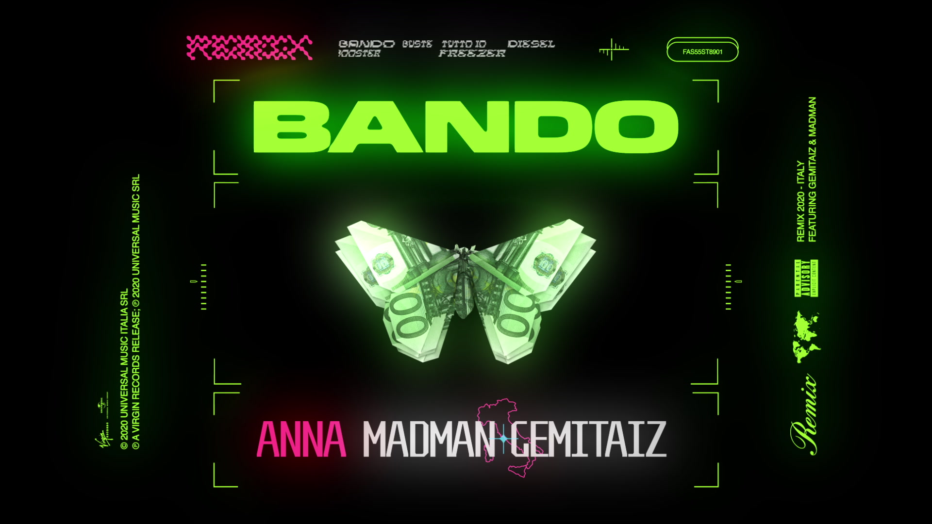 [图]Bando (Remix) - ANNA&MadMan&Gemitaiz