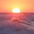 空镜头视频素材 海浪大海红日太阳落日 素材分享