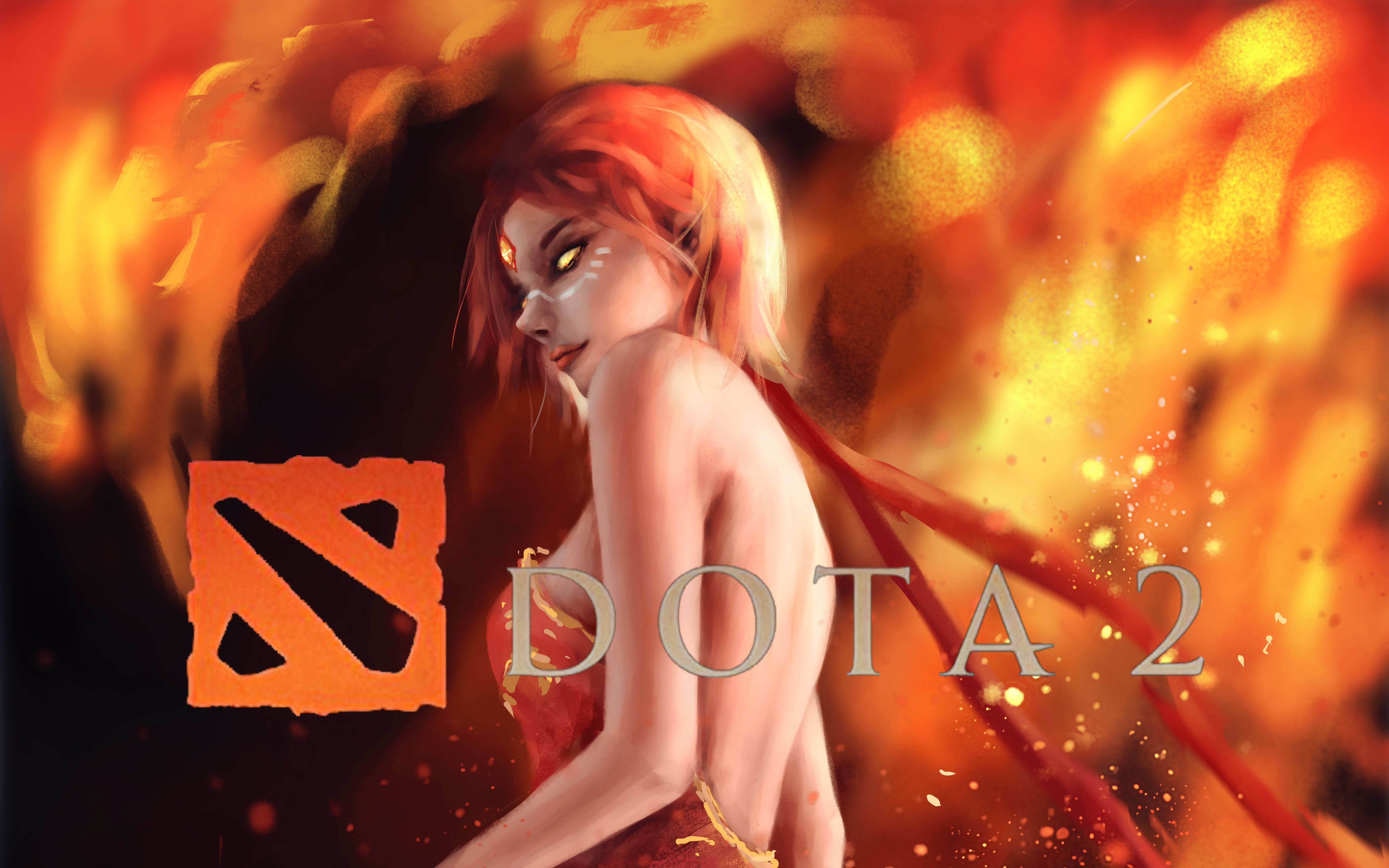 【板绘】dota2-莉娜来了_哔哩哔哩 (゜-゜)つロ 干杯~-bilibili