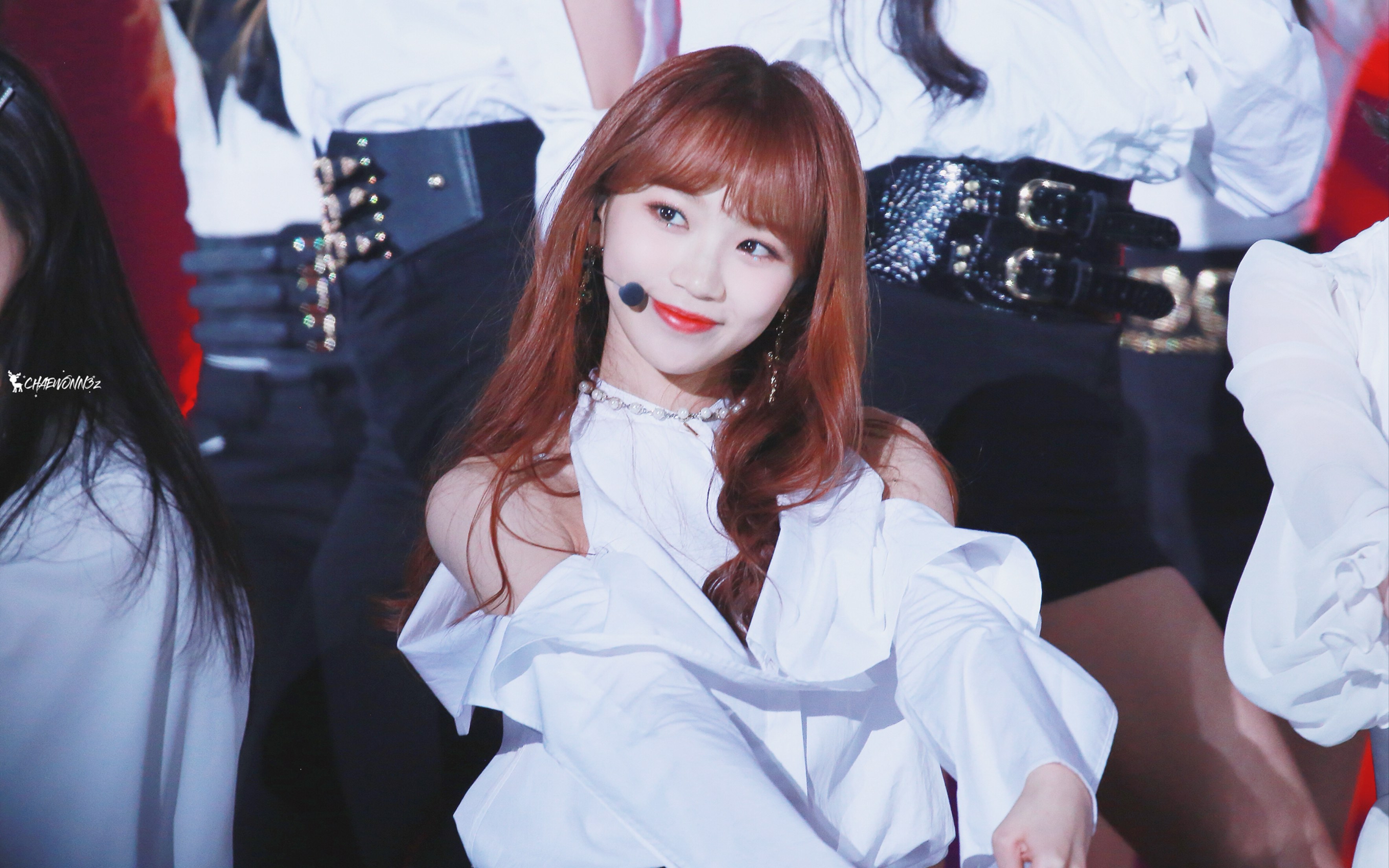 15 izone 金采源 首尔歌谣大赏 la vie en rose focus_哔哩哔哩_bili