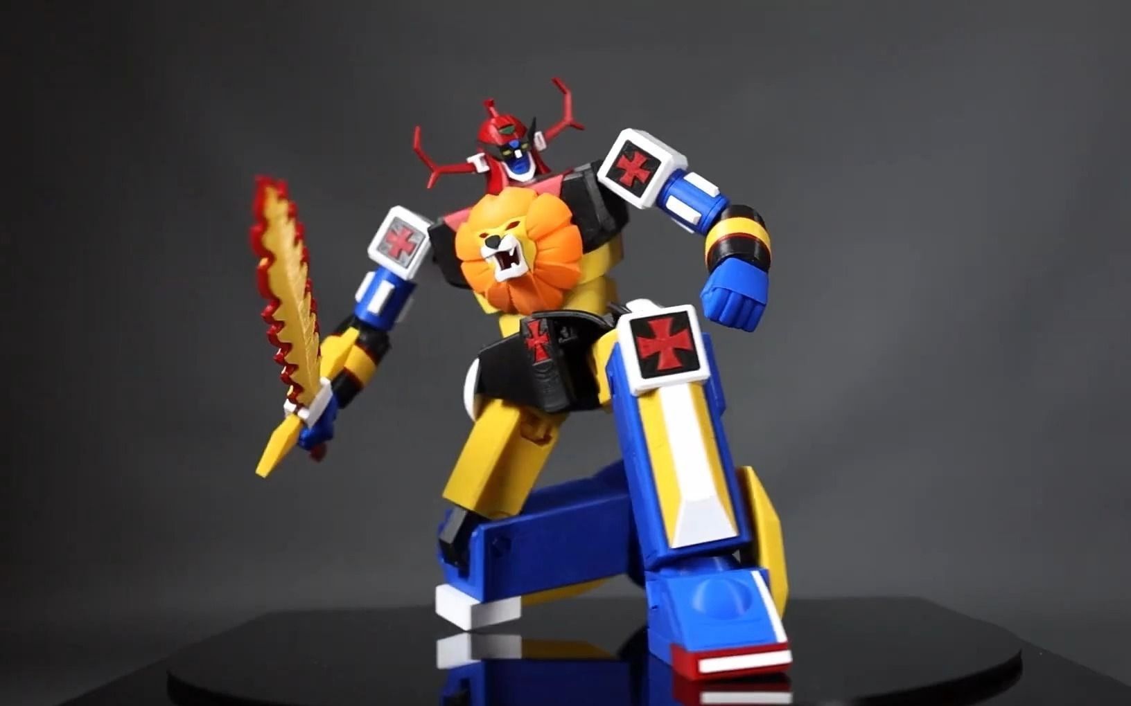 3d打印模型未来合体机器人 宇宙大帝 金毛狮王