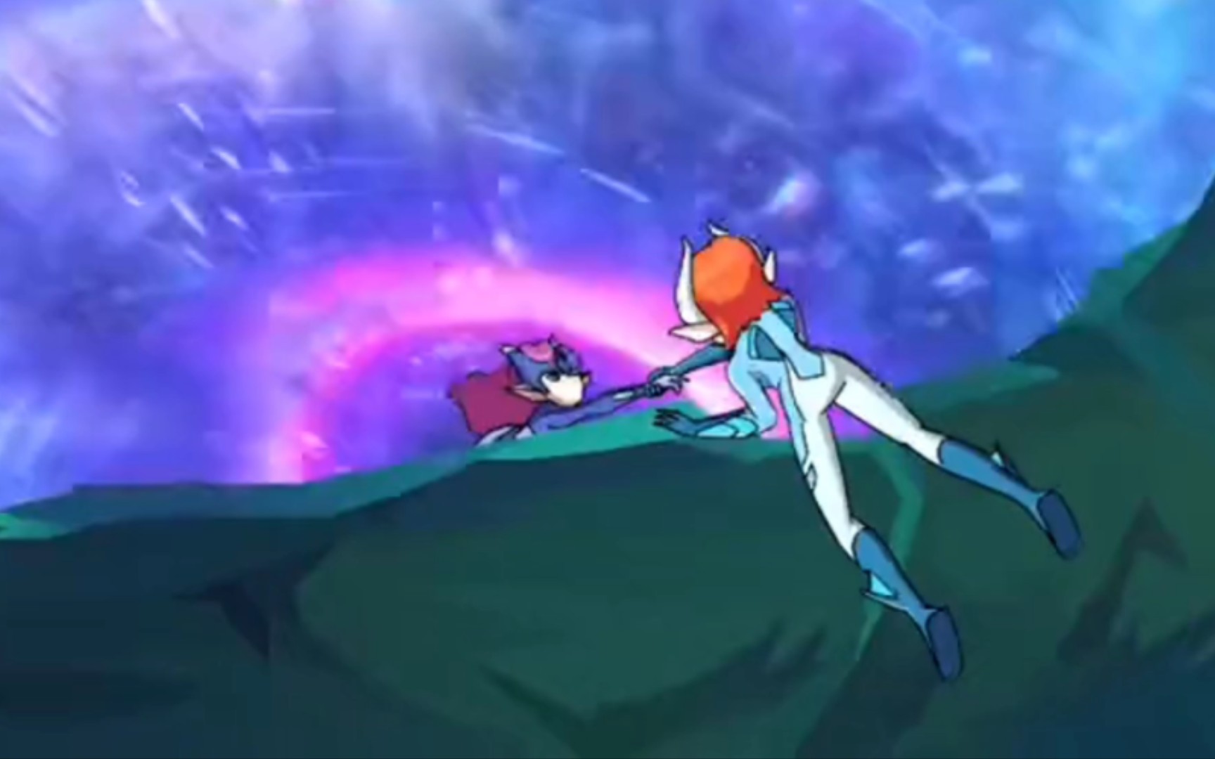 赛尔号动画〗迪娜和玛莎身陷危机,迪娜舍命救玛莎.