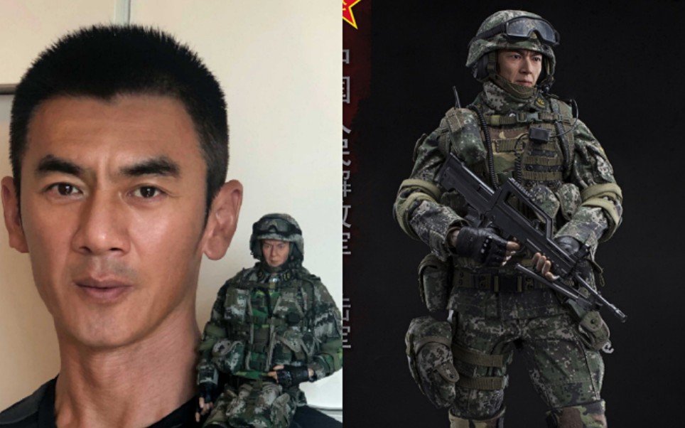 [图]开封兵人详细测评：FLAGSET 73019 任天野 军魂系列 中国陆军机枪手 我是特种兵 狗头老高