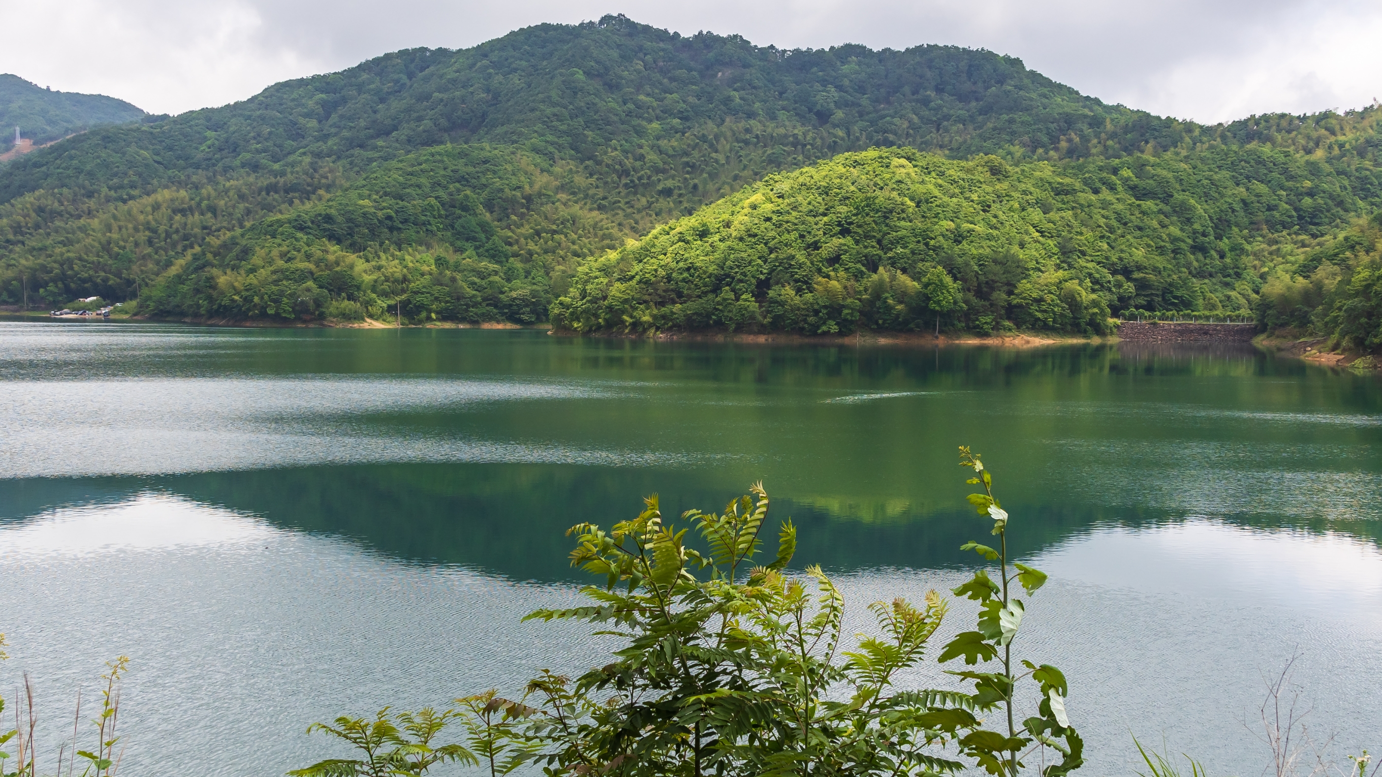 宁波观顶湖景色