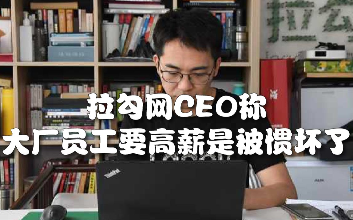 拉勾网CEO称大厂员工要高薪是被惯坏了哔哩哔哩bilibili